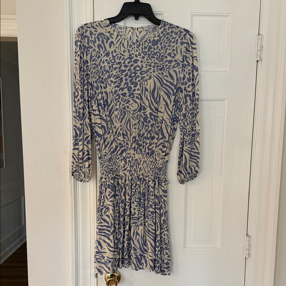 Rails Blue and Cream Dress